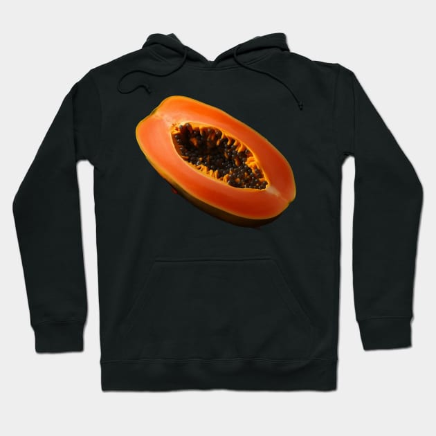 Papaya Hoodie by Print on earth